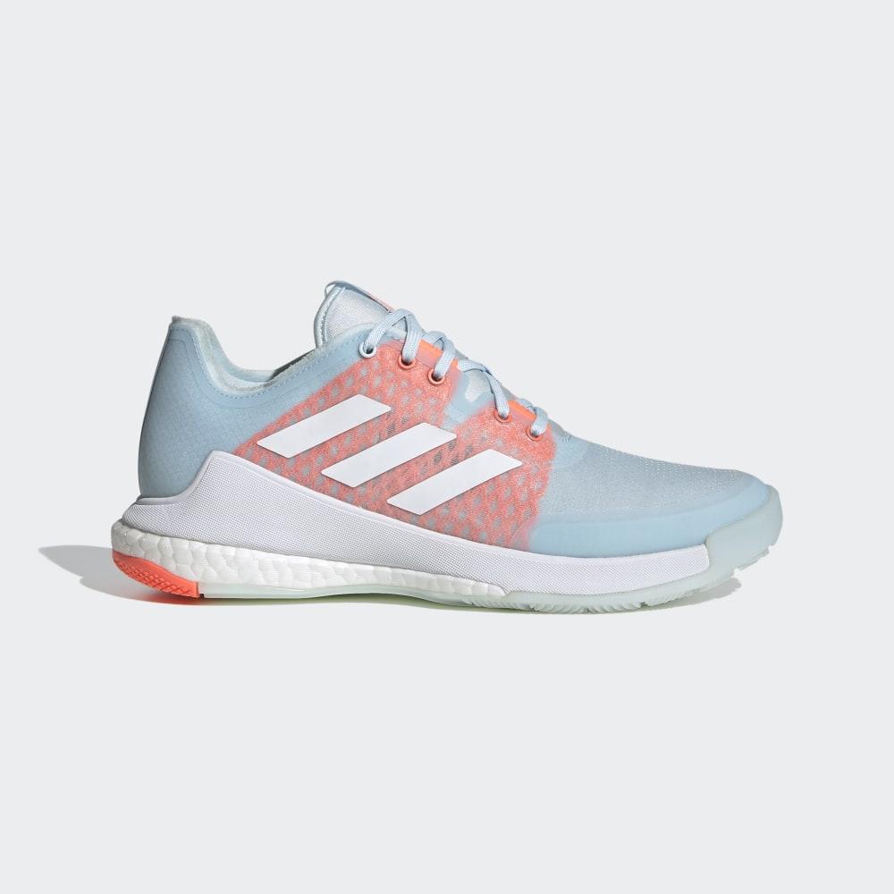 Adidas Women's Crazyflight Volleyball Shoes White/Coral Ireland EF2676